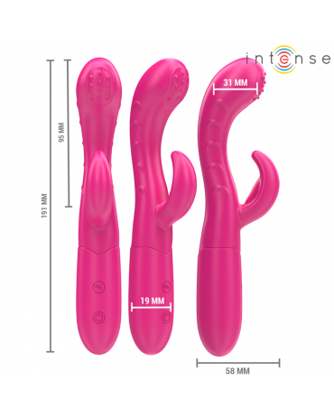 INTENSE - VIBRATORE AMARA CON LINGUA STIMOLANTE 10 VIBRAZIONI ROSA 2