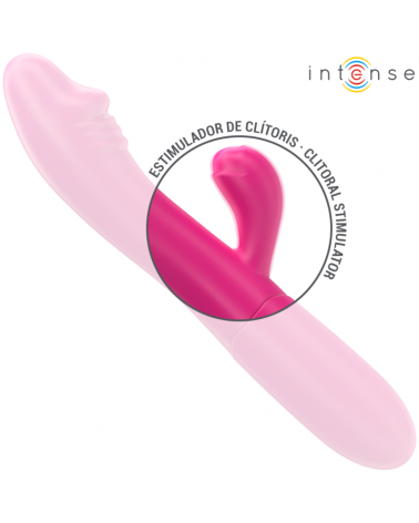 INTENSE - VIBRATORE FLESSIBILE IVY 10 VIBRAZIONI CON STIMOLAZIONE DELLA LINGUA ROSA
