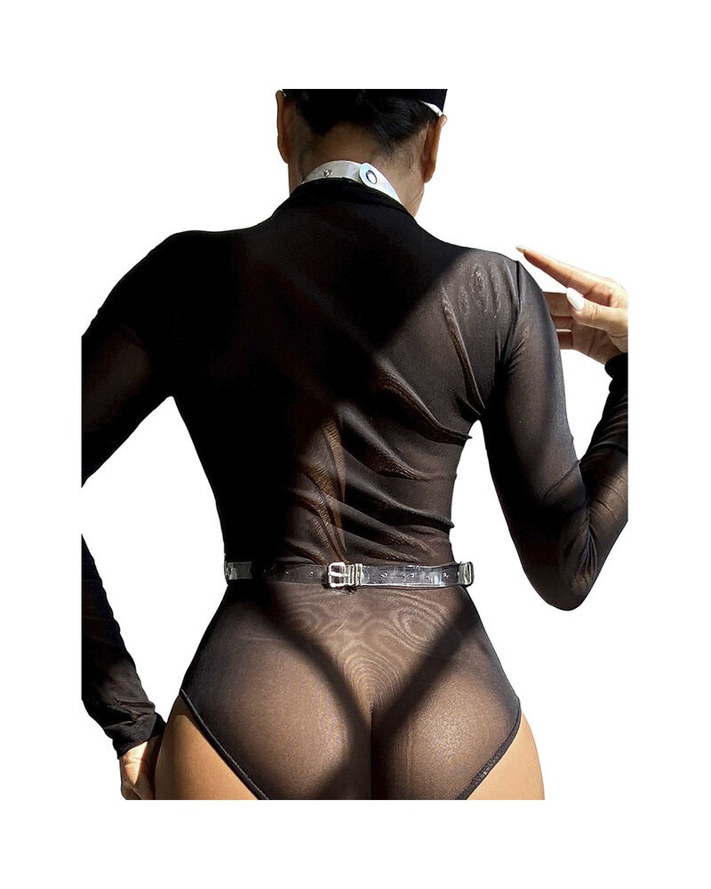 SUBBLIME - 953737 IMBRACATURA PETTORALE CON ANELLI E CATENE ARGENTO TAGLIA UNICA