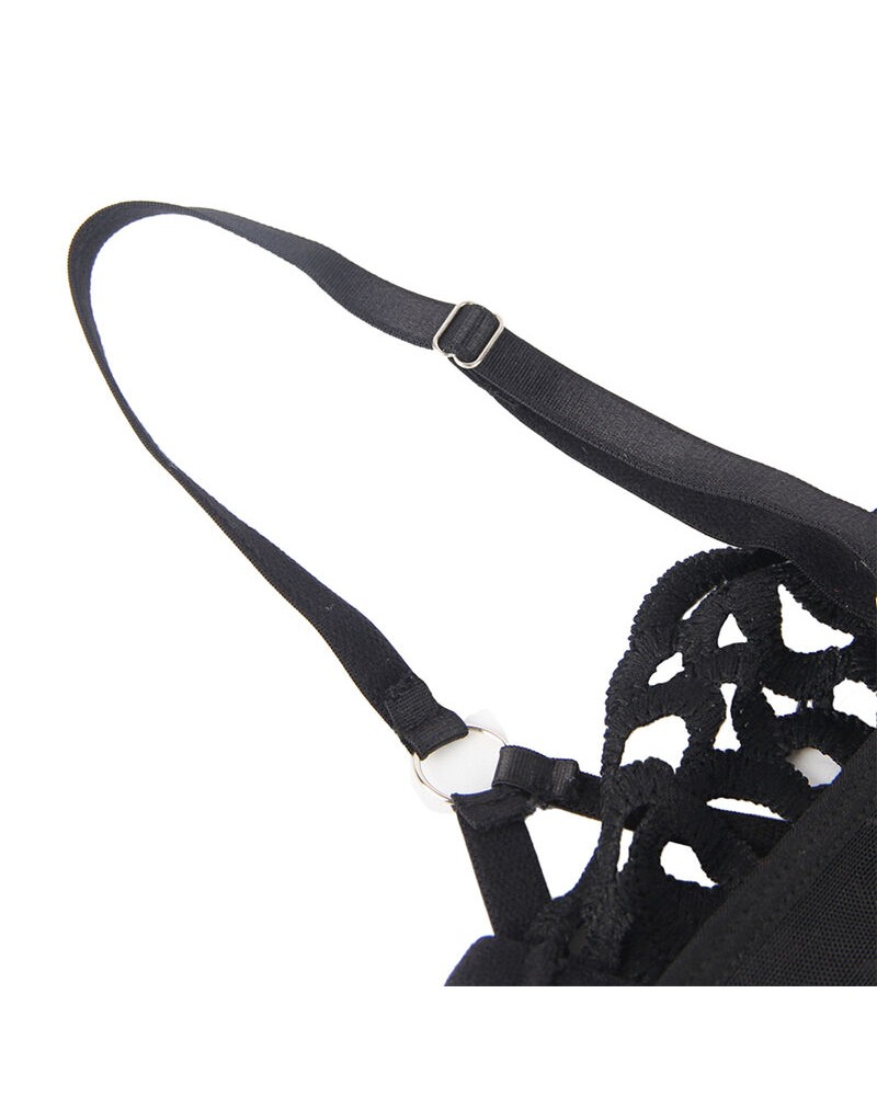 SUBBLIME - 954055 BODY SEXY IN PIZZO NERO S/M