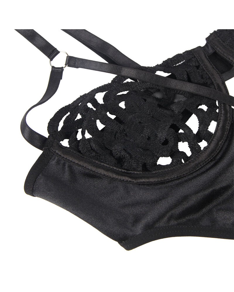 SUBBLIME - 954055 BODY SEXY IN PIZZO NERO S/M