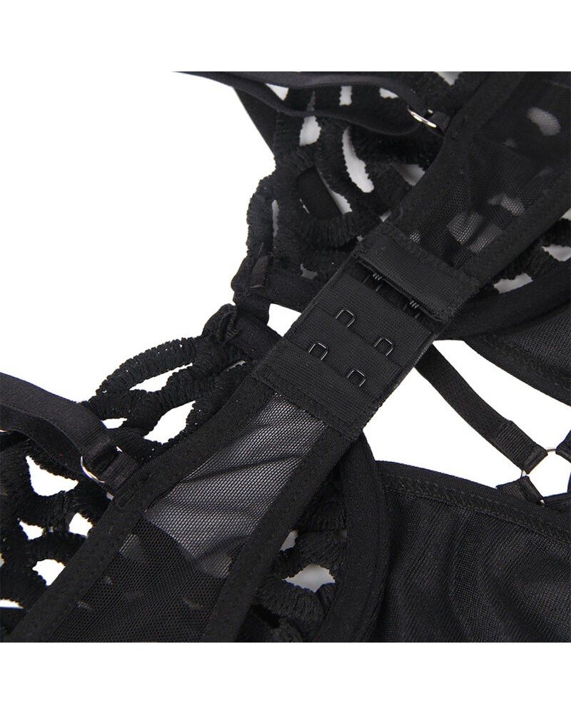 SUBBLIME - 954055 BODY SEXY IN PIZZO NERO S/M