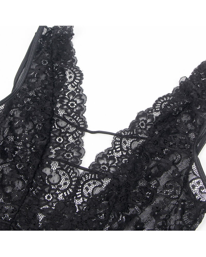 SUBBLIME - 954383 BODY SEXY CON CINTURA REGGICALZE NERO S/M