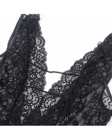 SUBBLIME - 954383 BODY SEXY CON CINTURA REGGICALZE NERO S/M