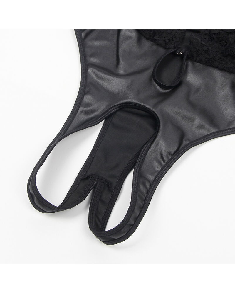 SUBBLIME - 954383 BODY SEXY CON CINTURA REGGICALZE NERO S/M