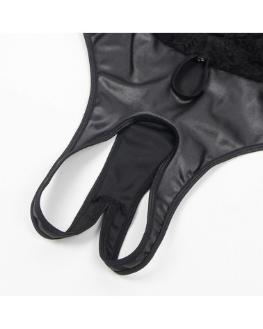 SUBBLIME - 954383 BODY SEXY CON CINTURA REGGICALZE NERO S/M