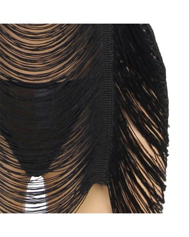 SUBBLIME - 954239 ABITO CON SPALLINE + PERIZOMA NERO L/XL