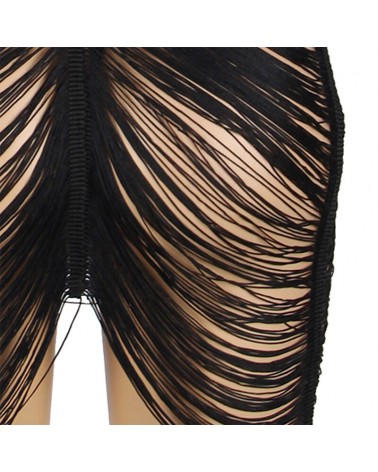 SUBBLIME - 954239 ABITO CON SPALLINE + PERIZOMA NERO L/XL