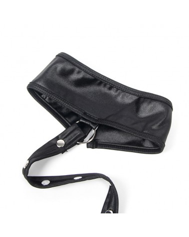 SUBBLIME - 954406 VESTITO BONDAGE IN PELLE NERO S/M