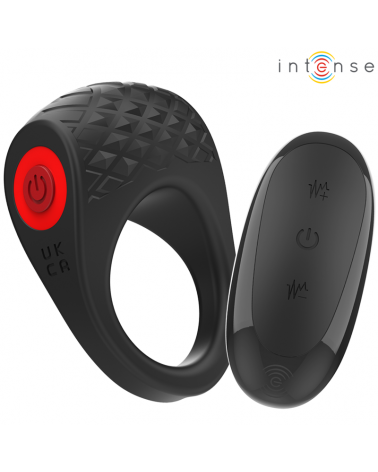 INTENSE - CLOVER VIBRATORE ANELLO PER PENE 10 VIBRAZIONI NERO