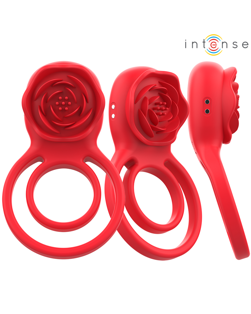 INTENSE - GAIL STIMOLATORE ROSE 10 VIBRAZIONI ROSSO TELECOMANDO