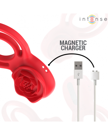 INTENSE - GAIL STIMOLATORE ROSE 10 VIBRAZIONI ROSSO TELECOMANDO