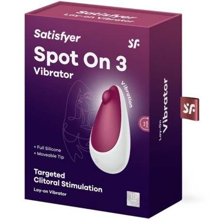 SATISFYER - SPOT ON 3 STIMOLATORE CLITORALE BERRY