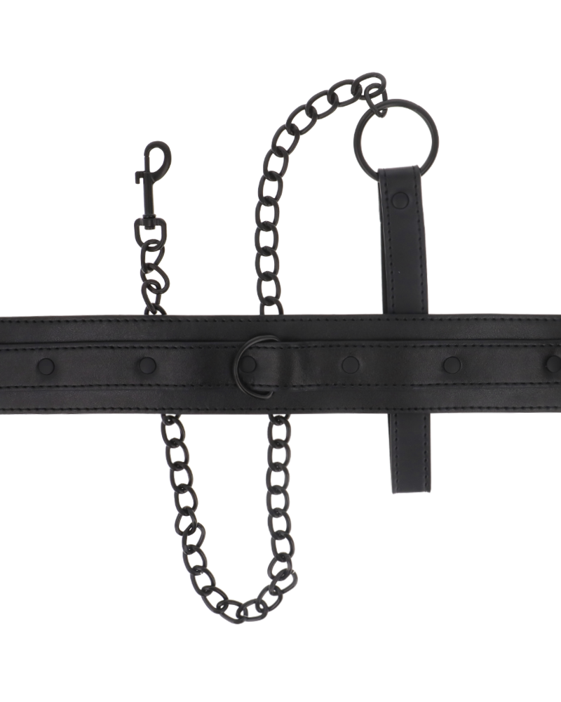 INTENSE - FETISH COLLARE IN PELLE VEGANA