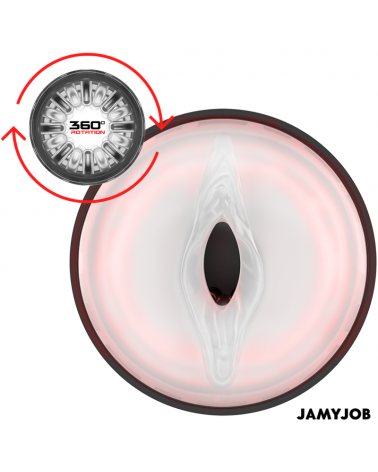 JAMYJOB - MASTURBATORE VAGINALE AUTOMATICO STORM 10 MODALITÀ DI ASPIRAZIONE E SPINTA