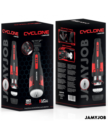 JAMYJOB - MASTURBATORE VAGINALE AUTOMATICO STORM 10 MODALITÀ DI ASPIRAZIONE E SPINTA