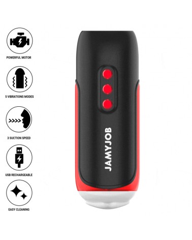JAMYJOB - BLAZE MASTURBATORE AUTOMATICO PER BOCCA 5 MODALITÀ DI ASPIRAZIONE E VIBRAZIONE