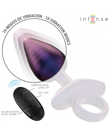INTENSE - MICHAEL VIBRANTE ANAL PLUG MODELLO 2 TELECOMANDO