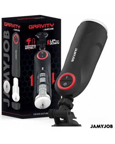 JAMYJOB - MASTURBATORE VAGINALE AUTOMATICO A GRAVITÀ 5 MODALITÀ DI ASPIRAZIONE