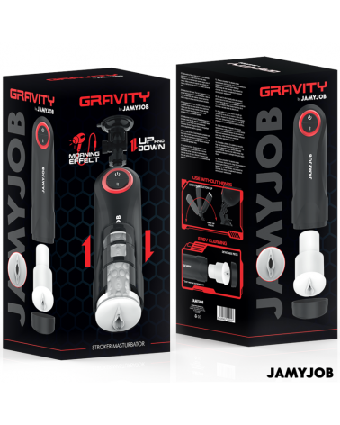 JAMYJOB - MASTURBATORE VAGINALE AUTOMATICO A GRAVITÀ 5 MODALITÀ DI ASPIRAZIONE