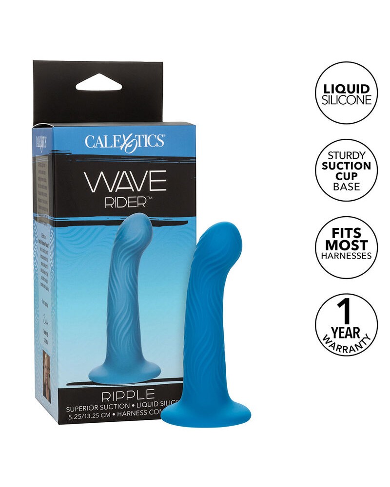 CALEXOTICS - WAVE RIDER RIPPLE ANAL PLUG BLU