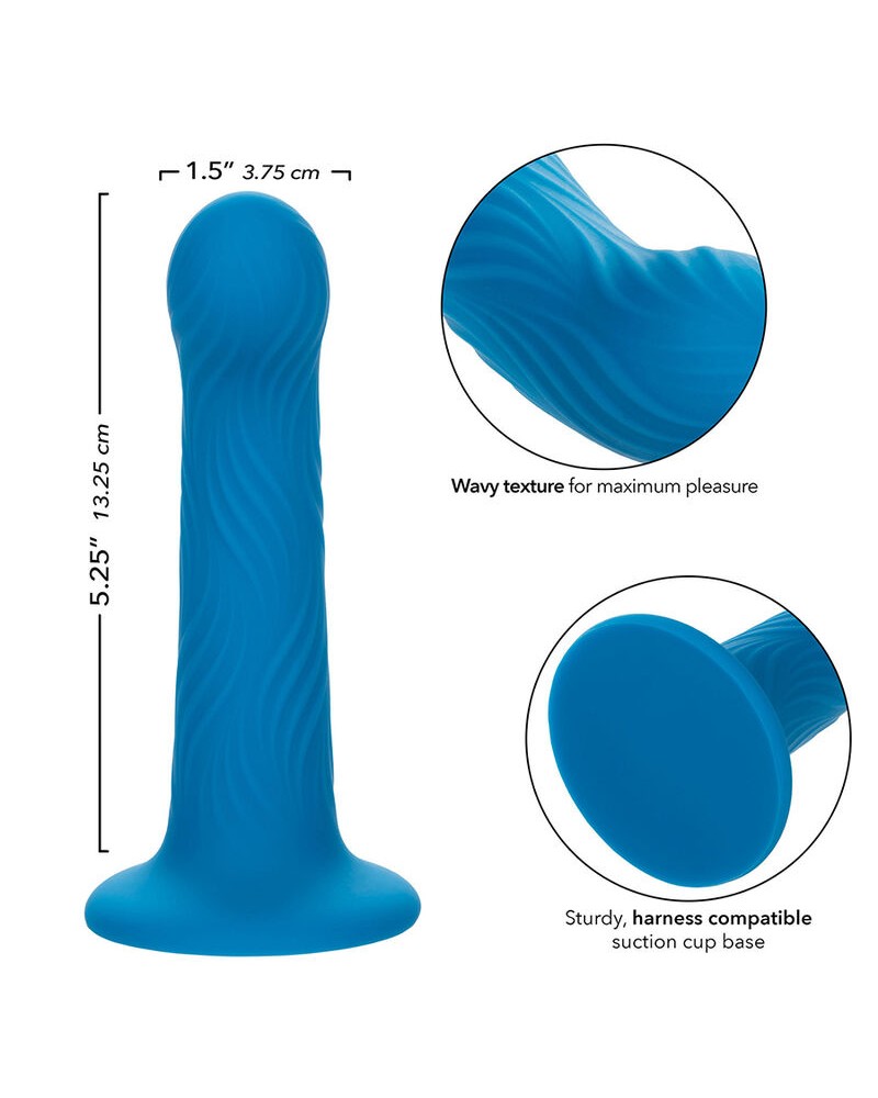 CALEXOTICS - WAVE RIDER RIPPLE ANAL PLUG BLU