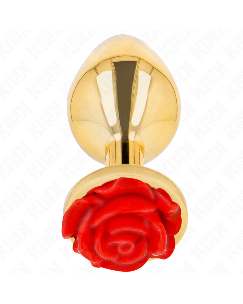 KINK - PLUG ANALE ORO ROSA ROSSO TAGLIA L