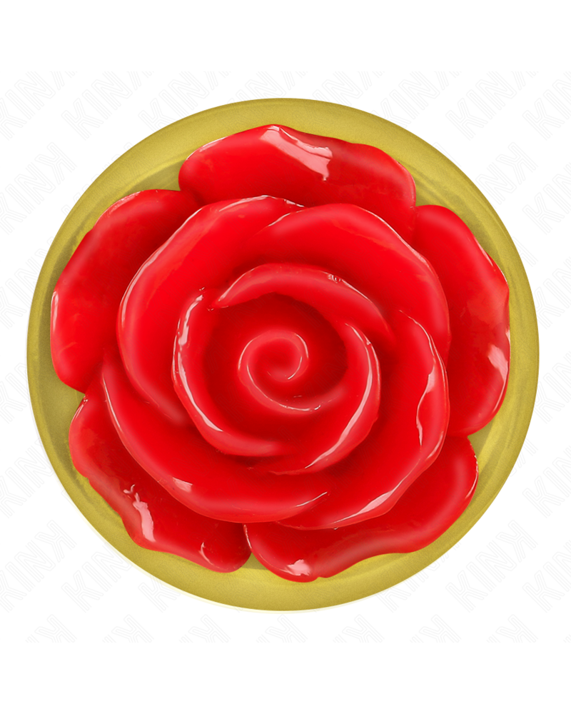 KINK - PLUG ANALE ORO ROSA ROSSO TAGLIA L