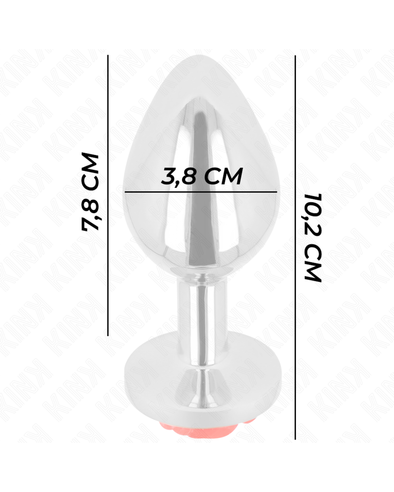 KINK - PLUG ANALE ROSA ROSSO TAGLIA L
