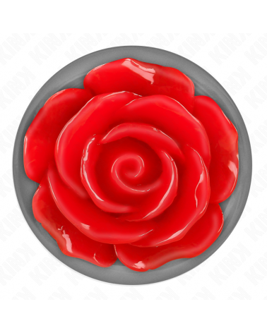 KINK - PLUG ANALE ROSA ROSSO TAGLIA L