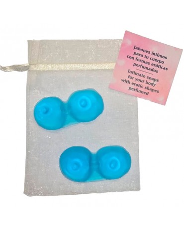 DIABLO PICANTE - SAPONI PROFUMATI A FORMA DI 2 SENI BLU