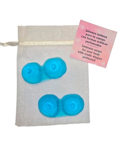 DIABLO PICANTE - SAPONI PROFUMATI A FORMA DI 2 SENI BLU