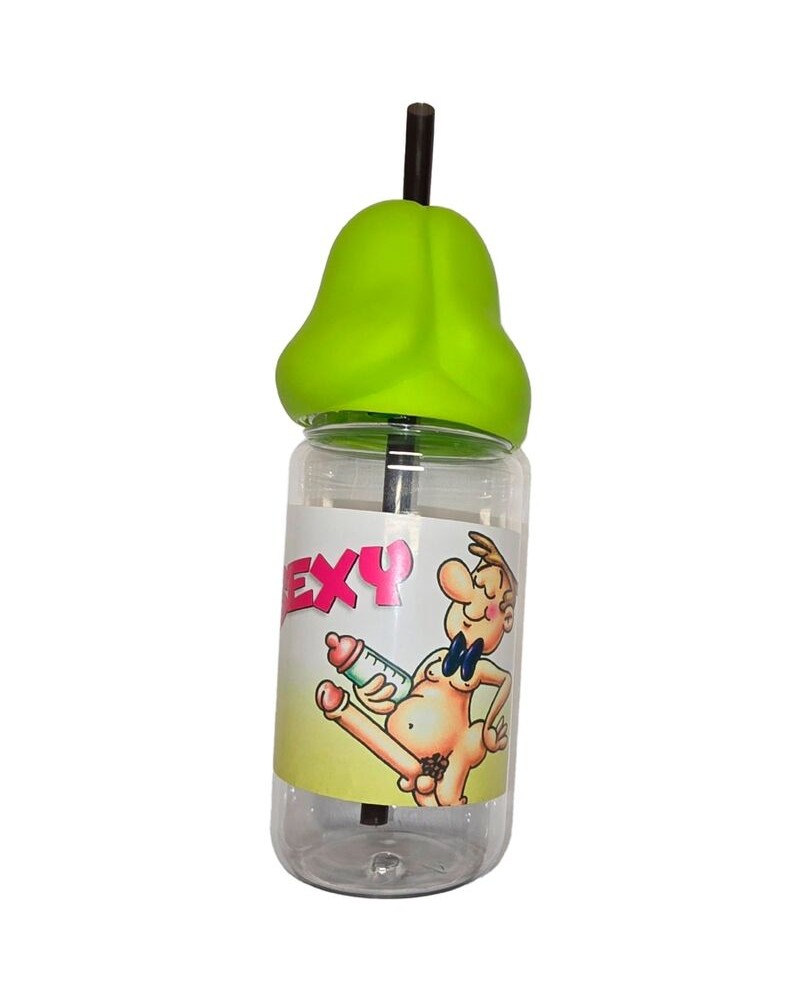 DIABLO PICANTE - BIBERON A FORMA DI PENE 360 ML VERDE