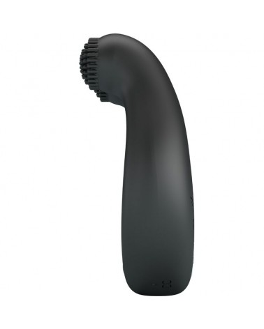 PRETTY LOVE - ANELLO VIBRANTE DAHLIA + STIMOLATORE CLITORIDEO 12 VIBRAZIONI NERO