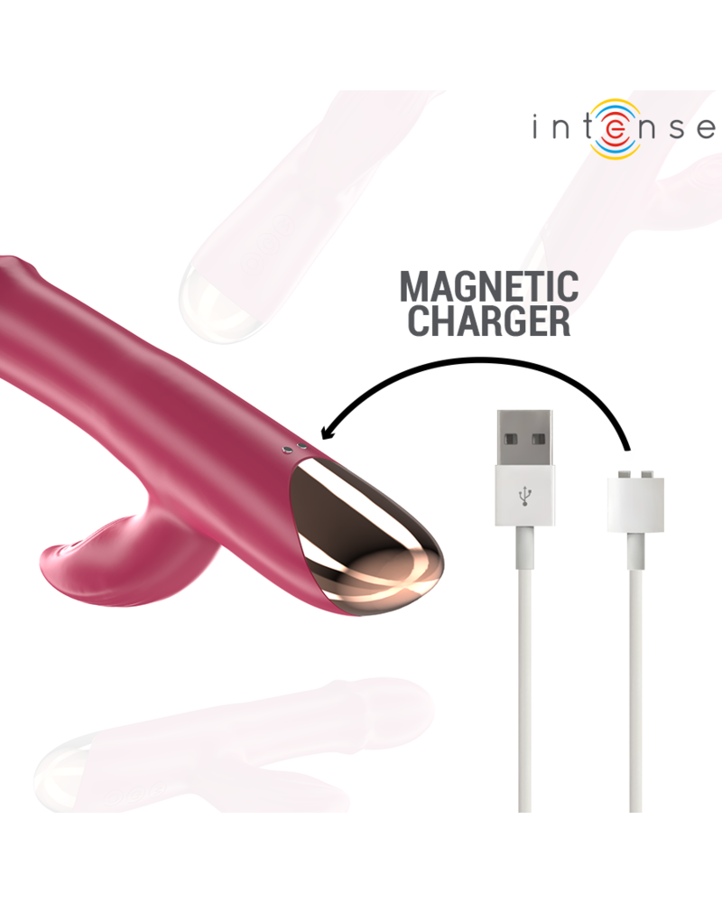 INTENSE - CHLOE VIBRATORE MULTIFUNZIONE 3 IN 1 ROSSO