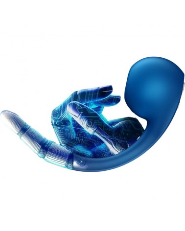 SATISFYER - PRO+ WAVE 4 STIMOLATORE PUNTO G E AIR PULSE APP GRATUITA BLU SCURO