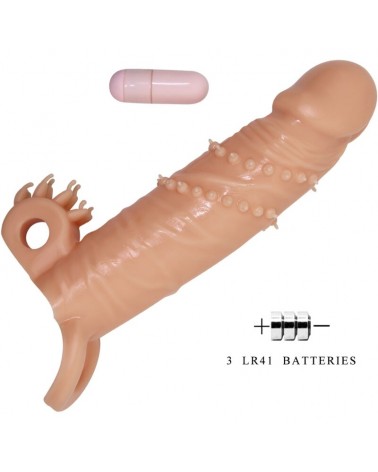 PRETTY LOVE - CONNOR GUAINA PER PENE + STIMOLATORE PER CLITORIDE FLESH