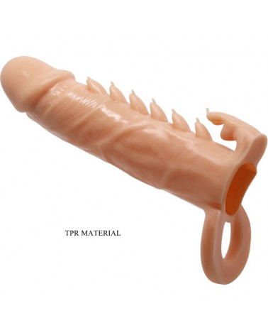 PRETTY LOVE - EMMIT GUAINA PER PENE + STIMOLATORE PER CLITORIDE FLESH