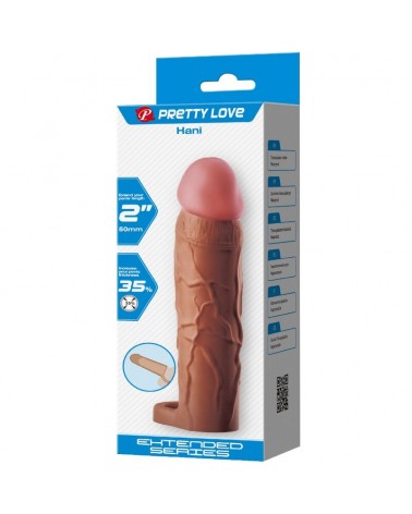 PRETTY LOVE - GUAINA PER PENE HANI CON ESTENSIONE 5 CM MULATTO