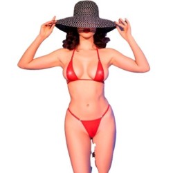 CHILIROSE - CR 4840 MICRO BIKINI ROSSO S/M 2