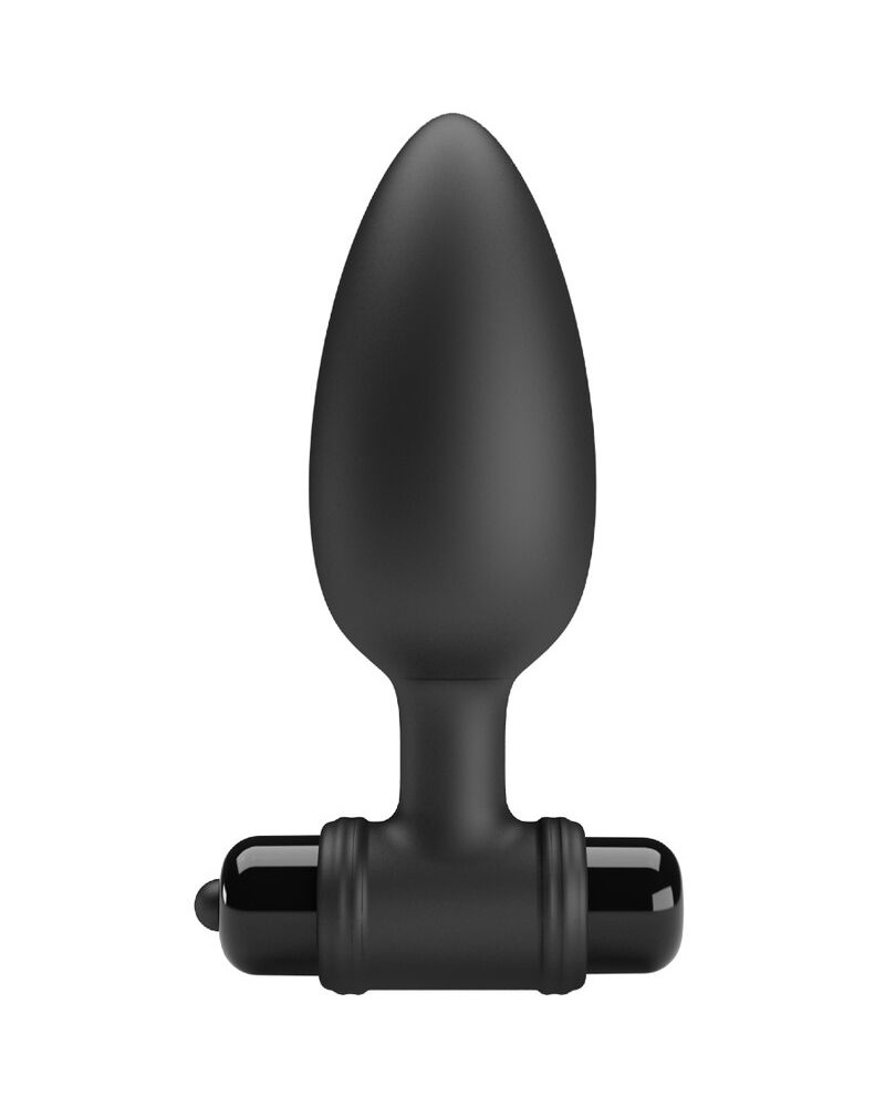 PRETTY LOVE - VIBRA BUTT PLUG 2 PLUG ANALE 10 VIBRAZIONI NERO