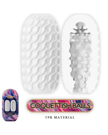 PRETTY LOVE - VENUS X 15 MASTURBATORI MASCHILI IN SILICONE BIANCO