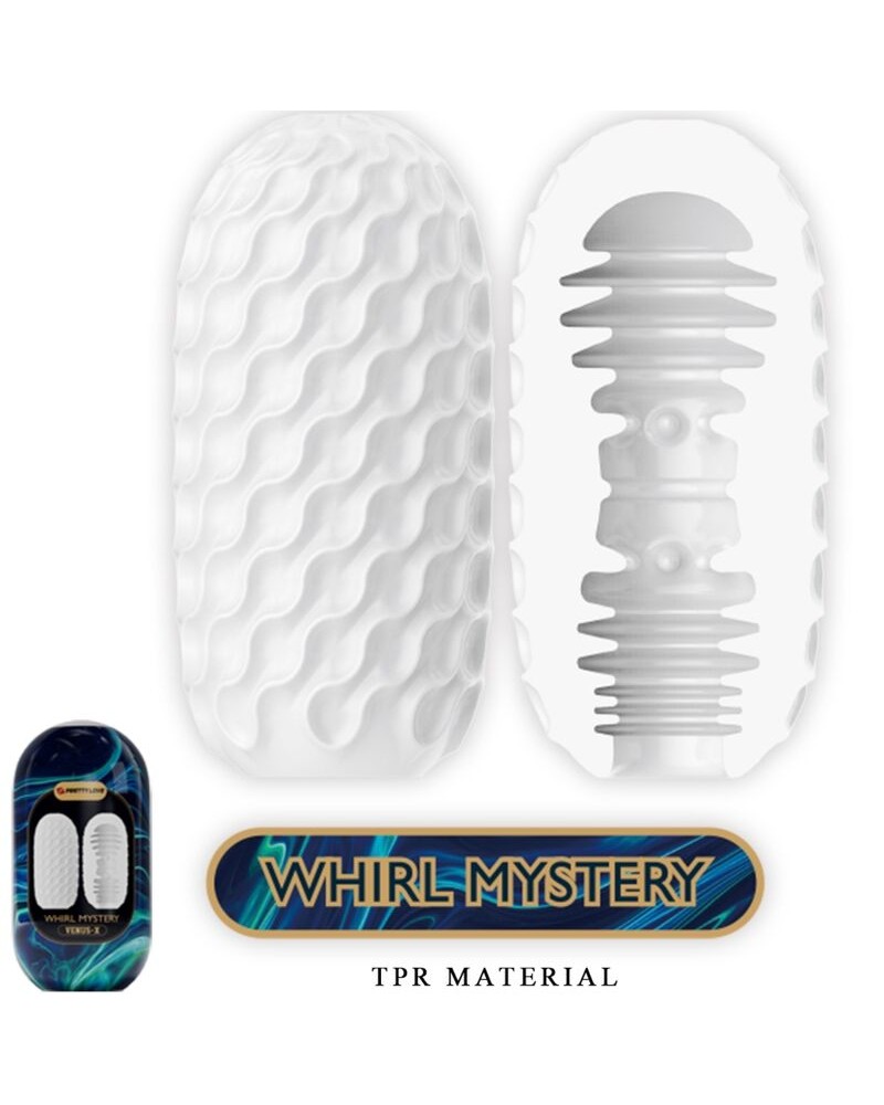 PRETTY LOVE - VENUS X 15 MASTURBATORI MASCHILI IN SILICONE BIANCO