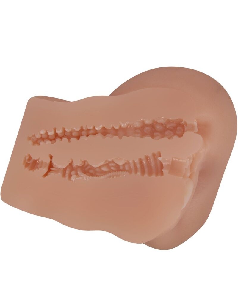 CRAZY BULL - VIBRATORE HAILEY CON VAGINA E ANO REALISTICI MULATTO CONTROLLO REMOTO