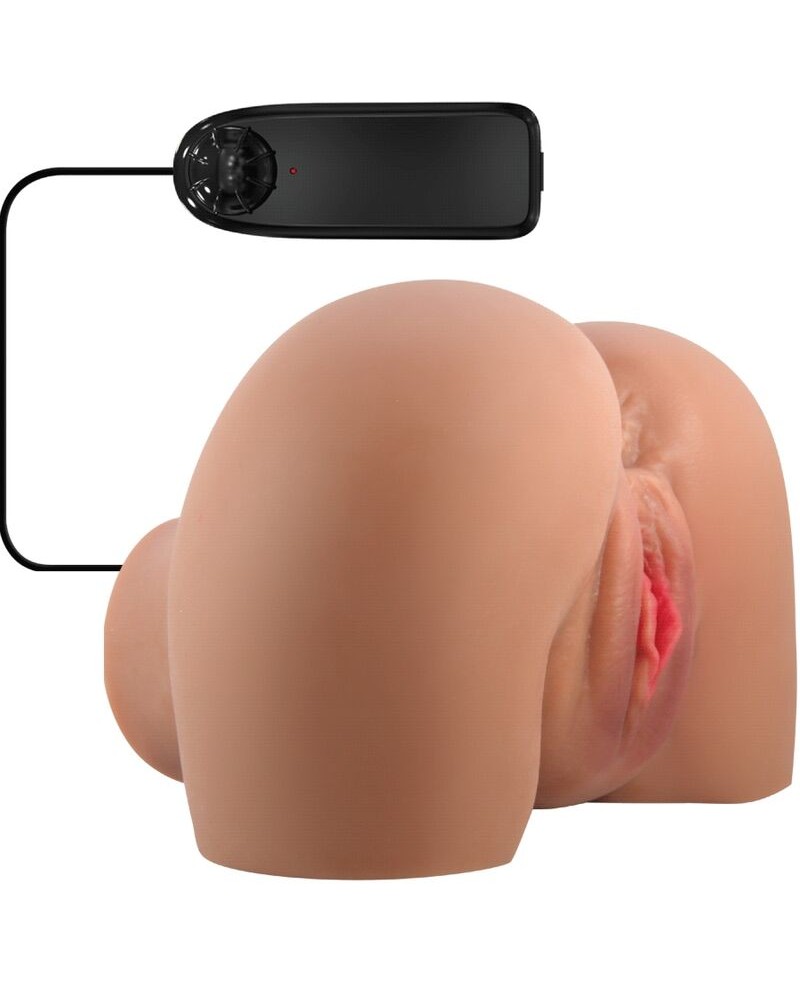 CRAZY BULL - MILA VIBRATORE CULO CON VAGINA REALISTICA E ANO CONTROLLO CARNE REMOTO