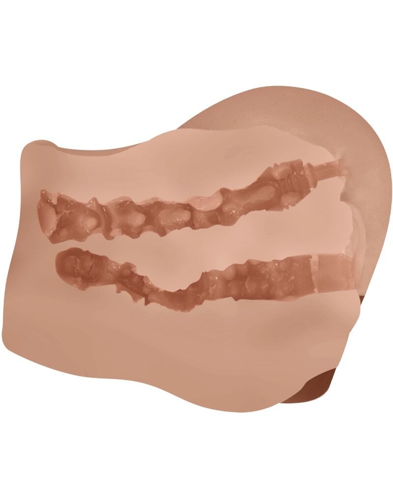 CRAZY BULL - MILA VIBRATORE CULO CON VAGINA REALISTICA E ANO CONTROLLO CARNE REMOTO