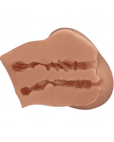 CRAZY BULL - VIBRATORE LUNA CON VAGINA E ANO REALISTICI CONTROLLO DELLA CARNE TELECOMANDO