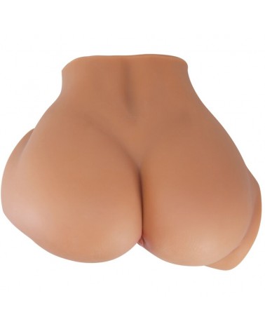 CRAZY BULL - VIBRATORE EMILIA ASS CON VAGINA E ANO REALISTICI CARNE TELECOMANDO