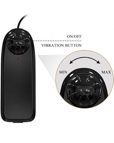 CRAZY BULL - VIBRATORE EMILIA ASS CON VAGINA E ANO REALISTICI CARNE TELECOMANDO