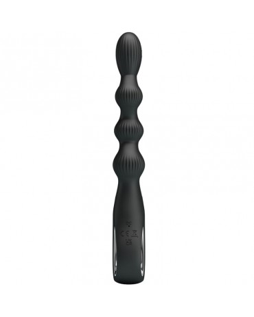 PRETTY LOVE - FEDERER VIBRATORE ANALE 12 VIBRAZIONI NERO 2